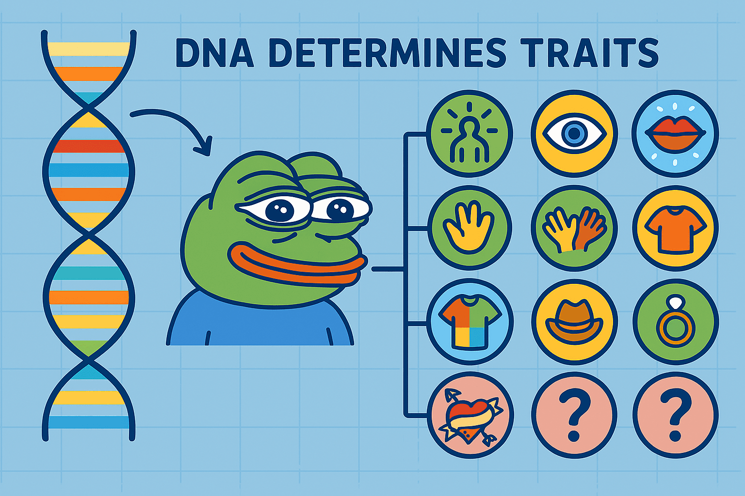 DNA determines traits